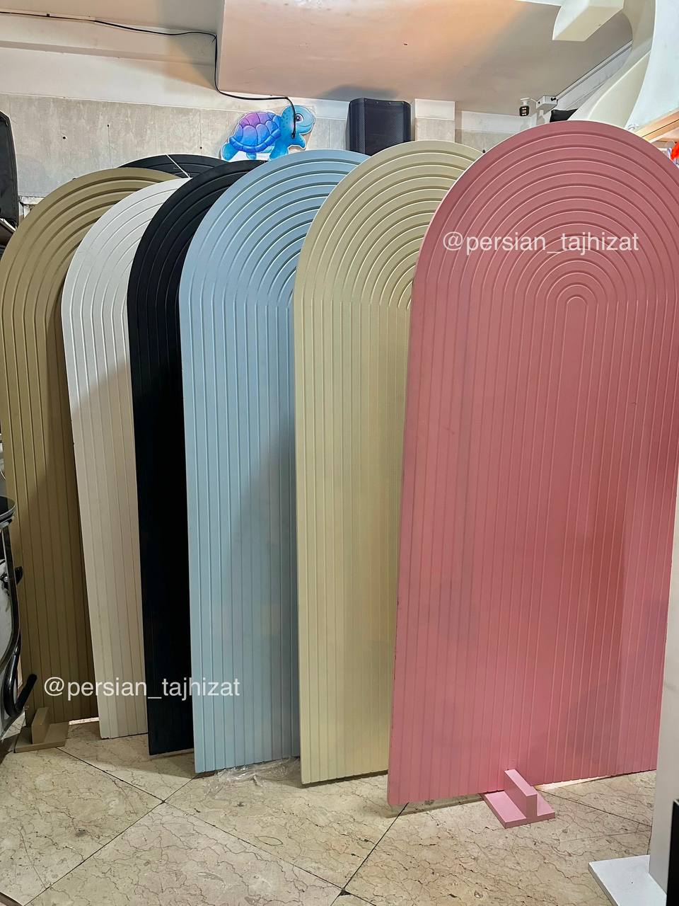 بک گراندهای چوبی شیاردار